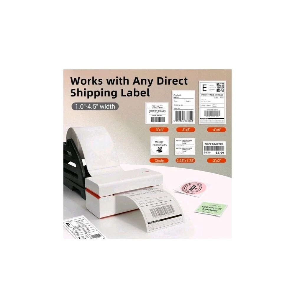 ORGSTA Thermal Shipping Label Printer USB 7x3 Barcode Labels